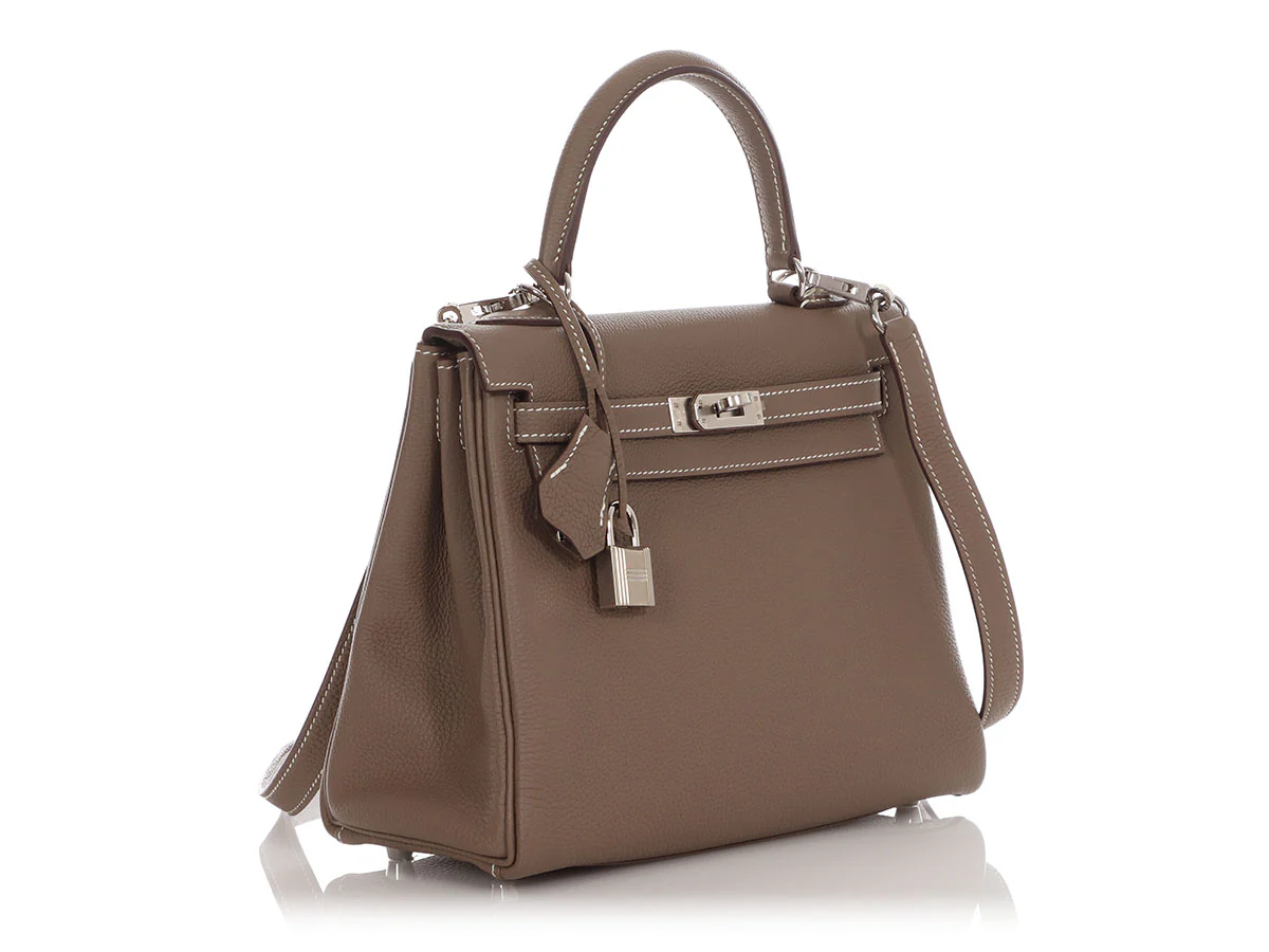 Hermès Etoupe Togo Kelly 25 - Image 5