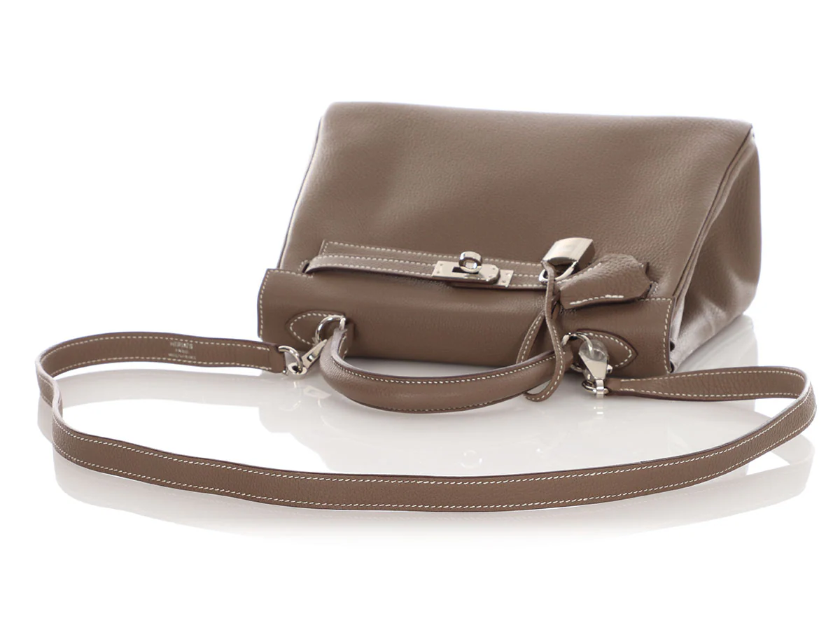 Hermès Etoupe Togo Kelly 25 - Image 7