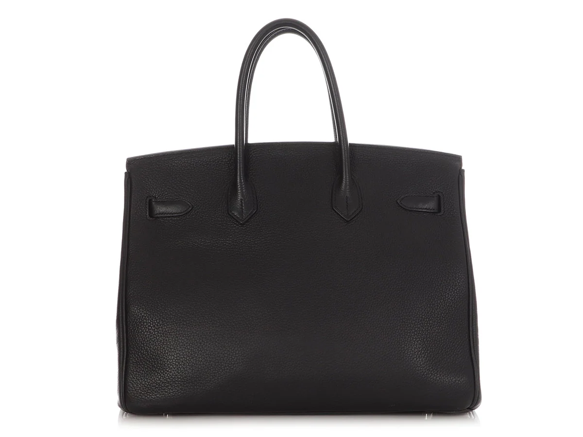 Hermès Black Clémence Birkin 35 - Image 4