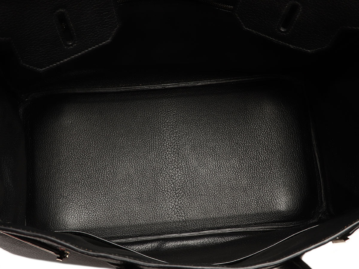 Hermès Black Clémence Birkin 35 - Image 8