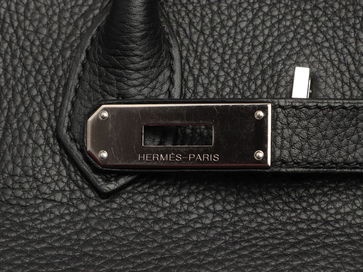 Hermès Black Clémence Birkin 35 - Image 9