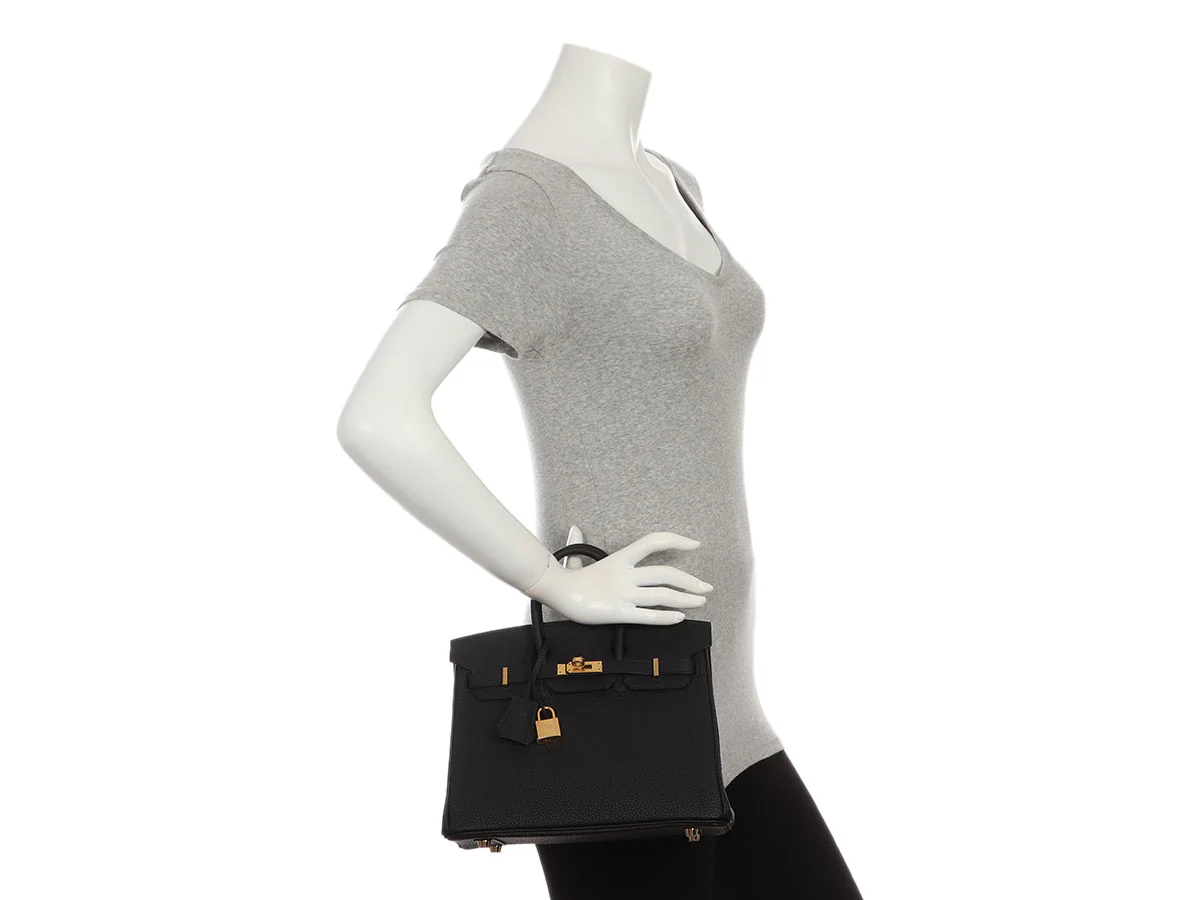 Hermès Black Togo Birkin 25 - Image 11