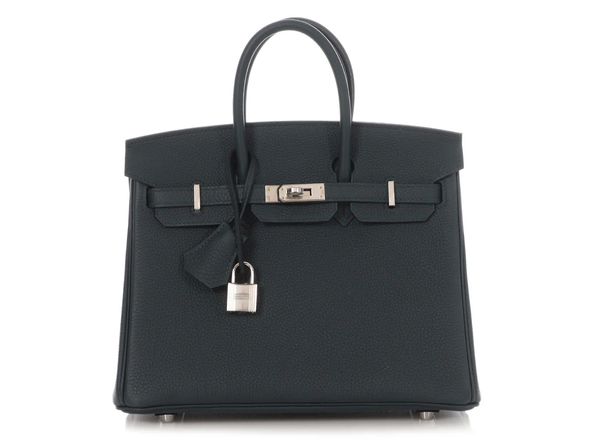 Hermès Vert Cypres Togo Birkin 25