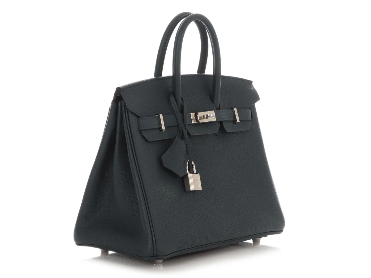 Hermès Vert Cypres Togo Birkin 25 - Image 5