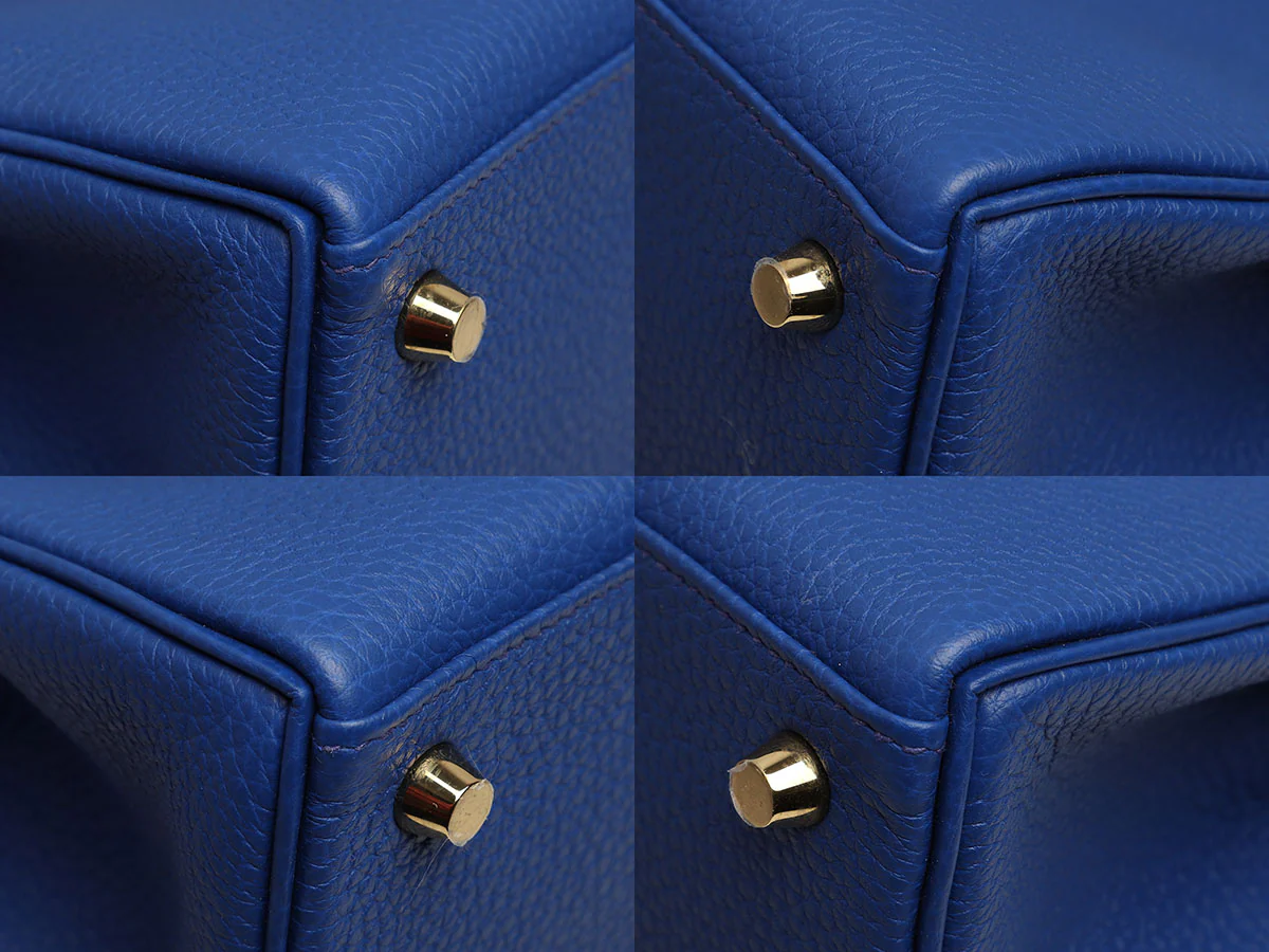 Hermès Royal Blue Togo Kelly 25 - Image 10