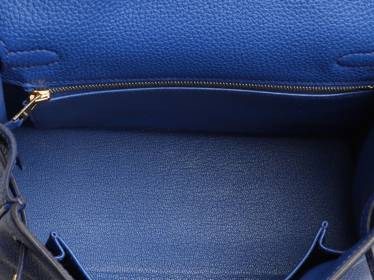 Hermès Royal Blue Togo Kelly 25 - Image 11