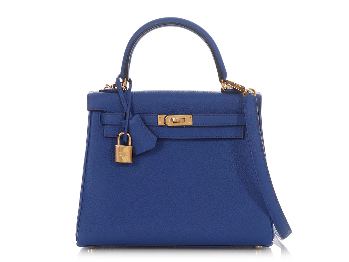 Hermès Royal Blue Togo Kelly 25 - Image 2