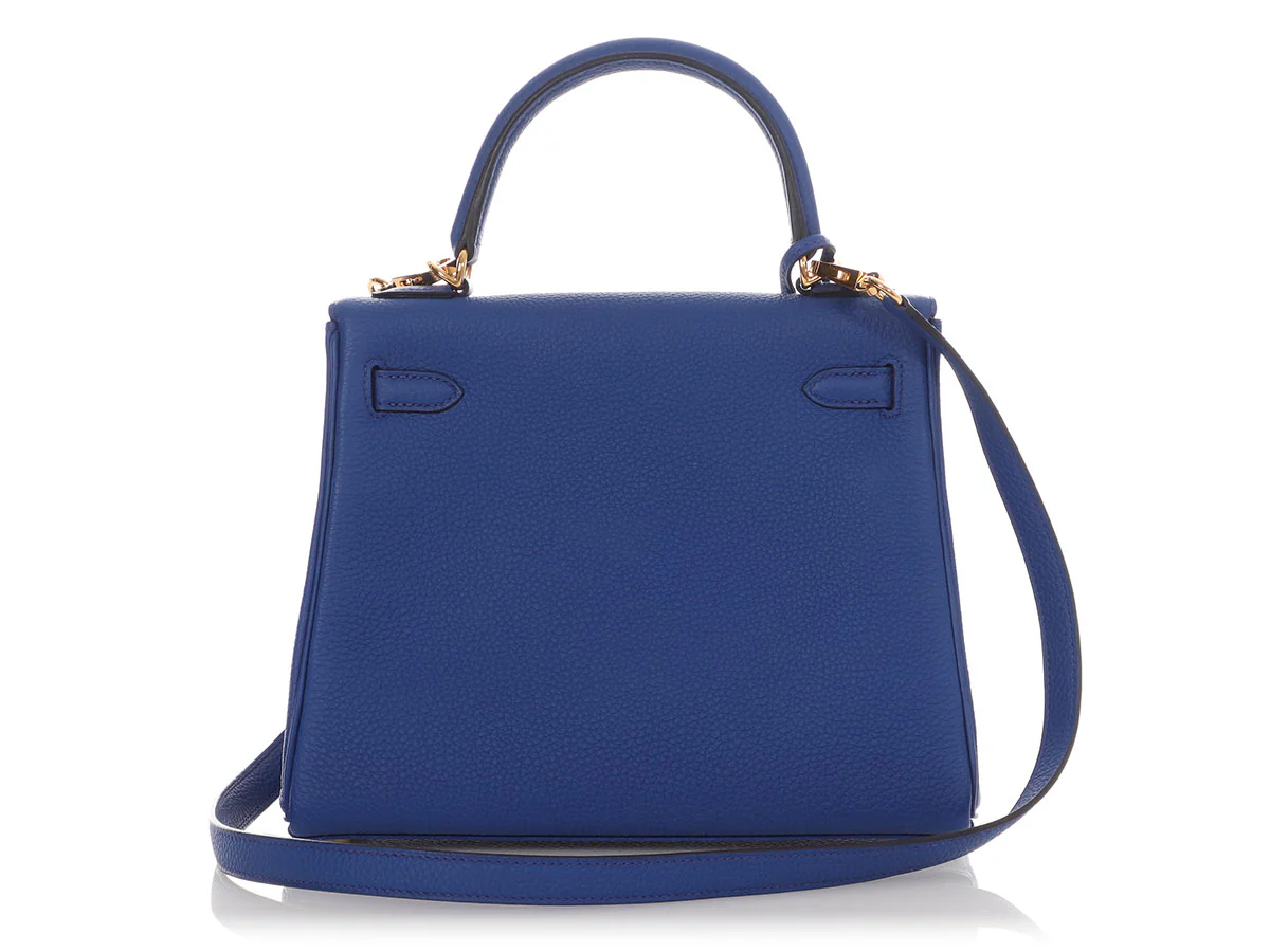 Hermès Royal Blue Togo Kelly 25 - Image 5