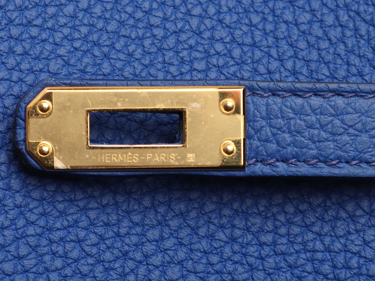 Hermès Royal Blue Togo Kelly 25 - Image 9