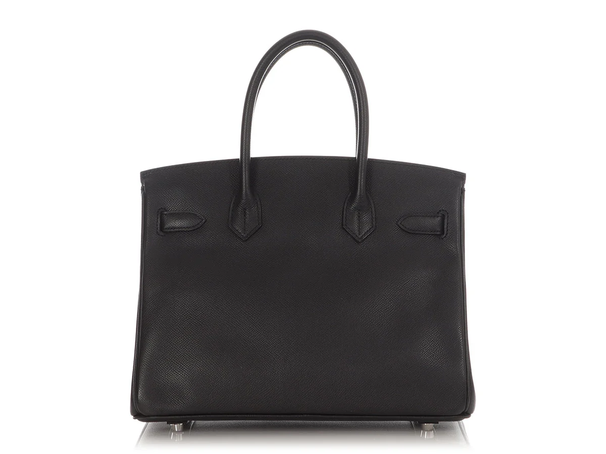 Hermès Black Epsom Birkin 30 - Image 4