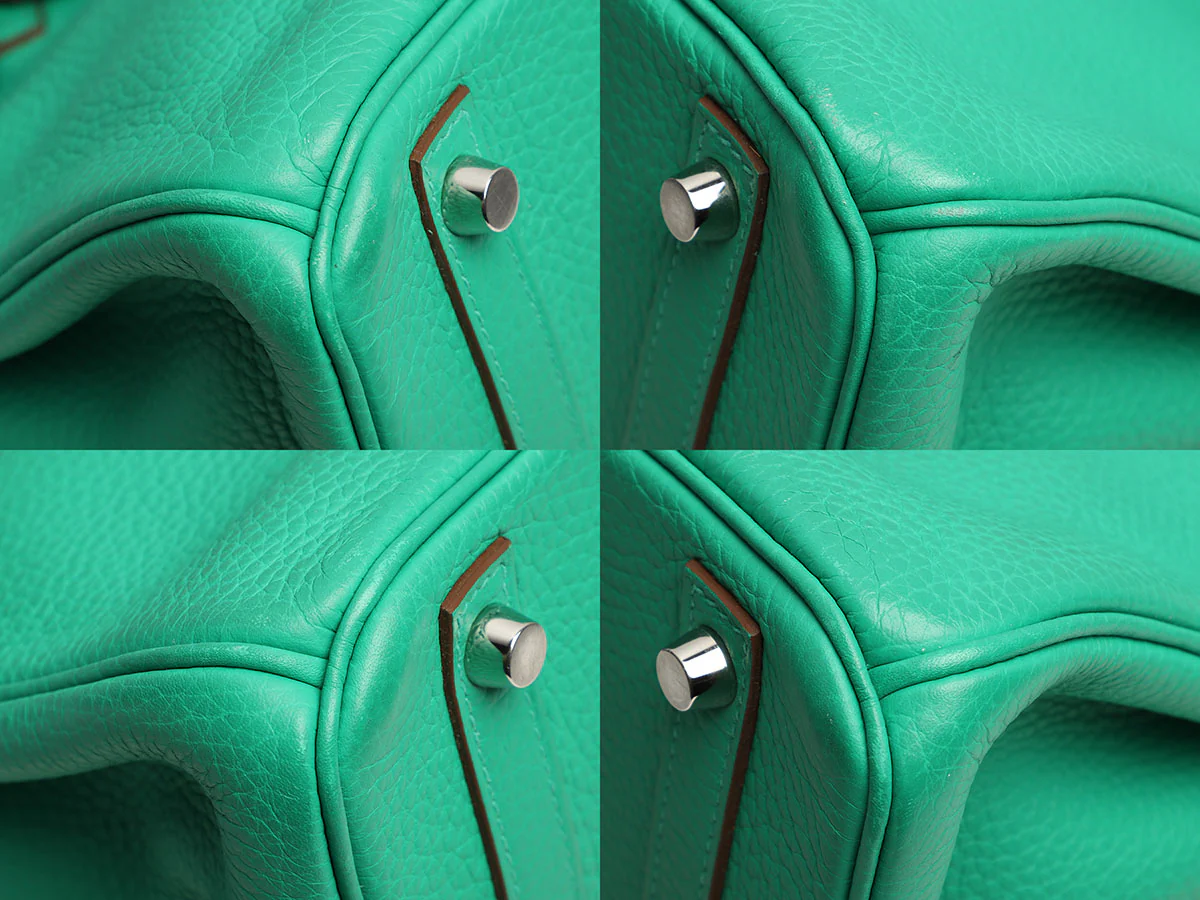 Hermès Menthe Clémence Birkin 30 - Image 8