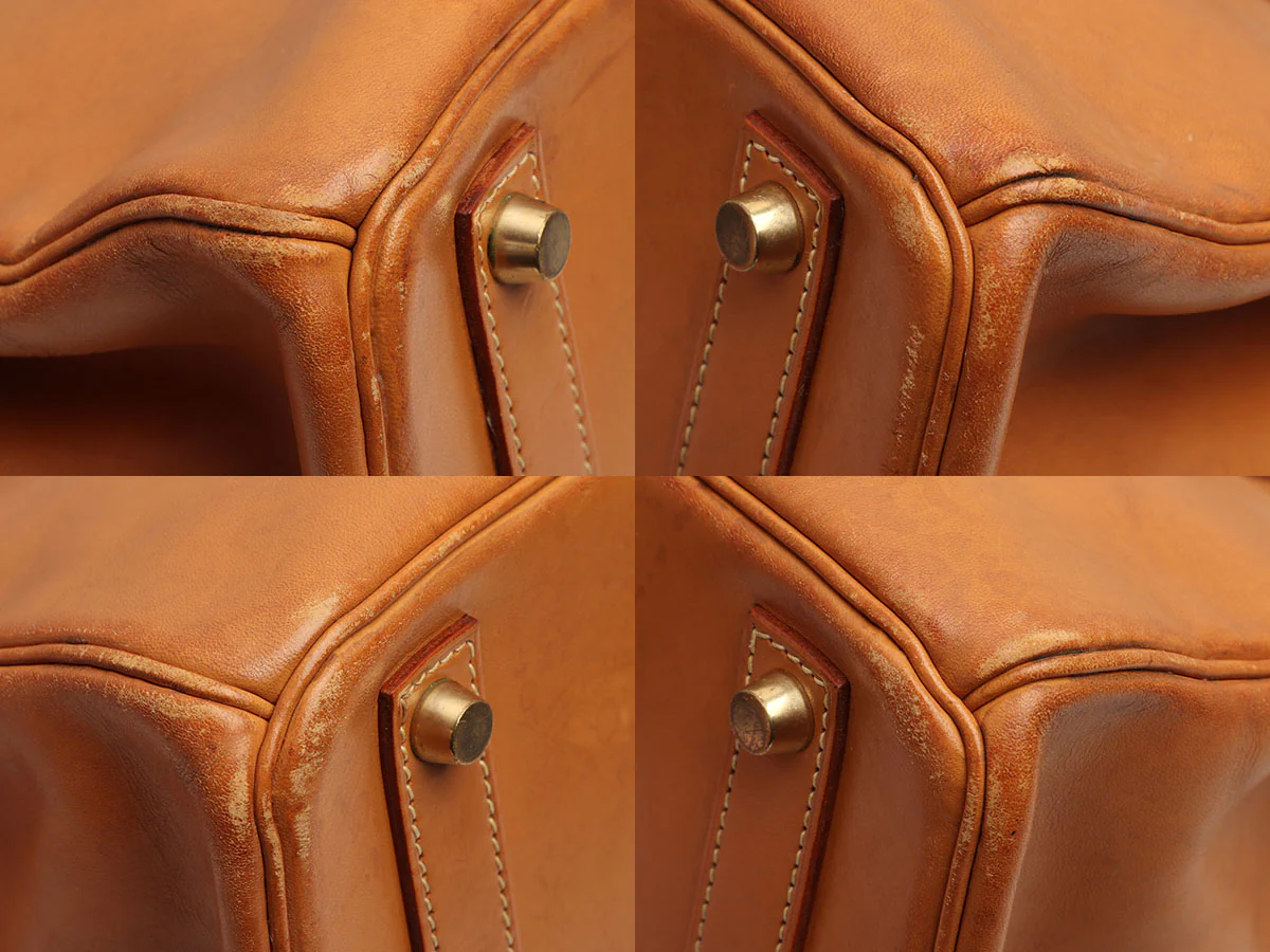 Hermès Vintage Vache Natural HAC Birkin 32 - Image 10