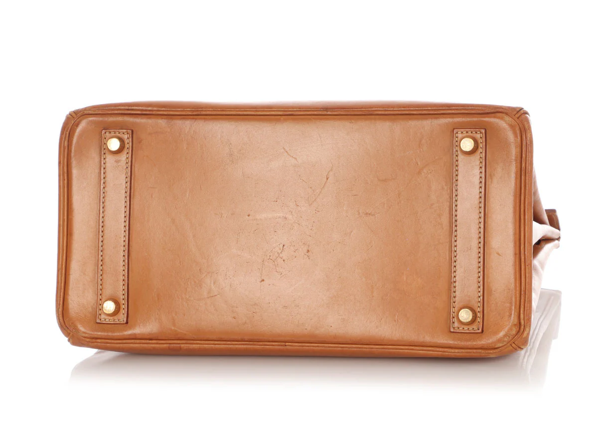 Hermès Vintage Vache Natural HAC Birkin 32 - Image 6