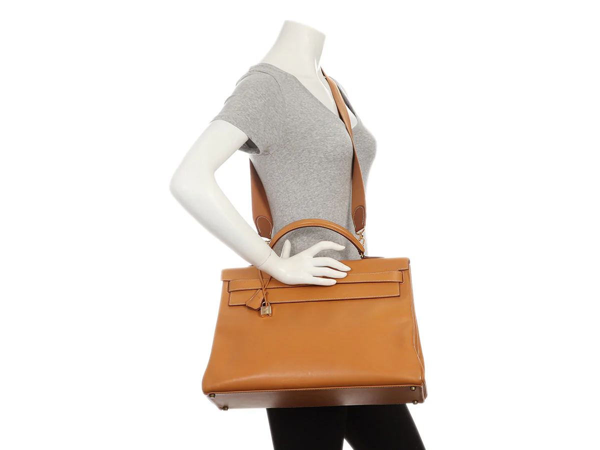 Hermès Vintage Vache Natural Kelly 40 - Image 11