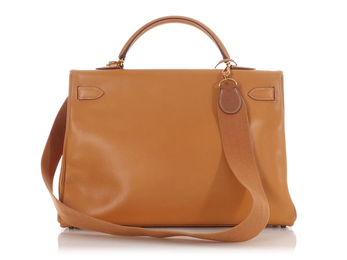 Hermès Vintage Vache Natural Kelly 40 - Image 4