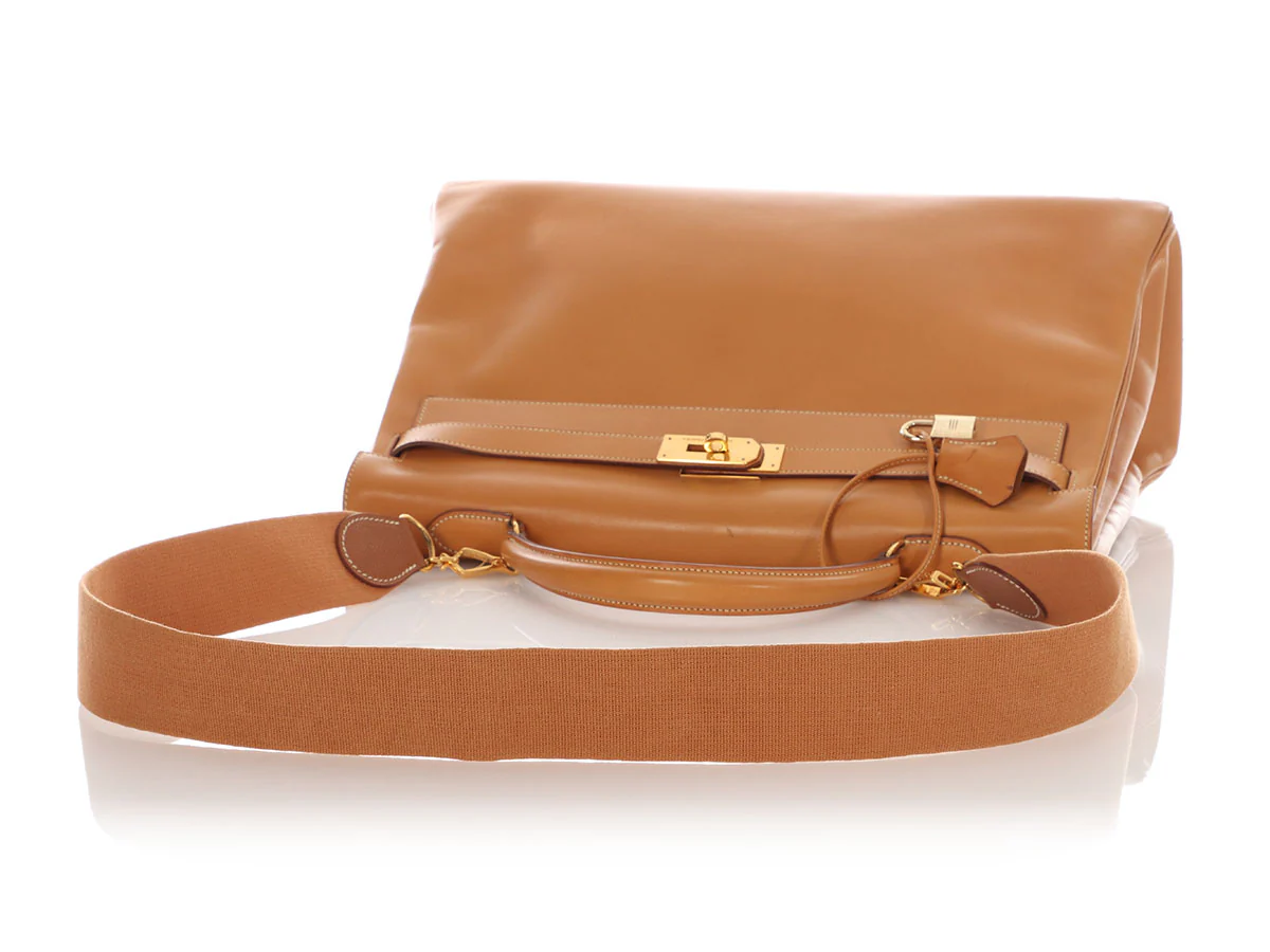 Hermès Vintage Vache Natural Kelly 40 - Image 7