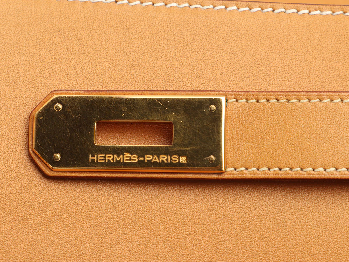 Hermès Vintage Vache Natural Kelly 40 - Image 9