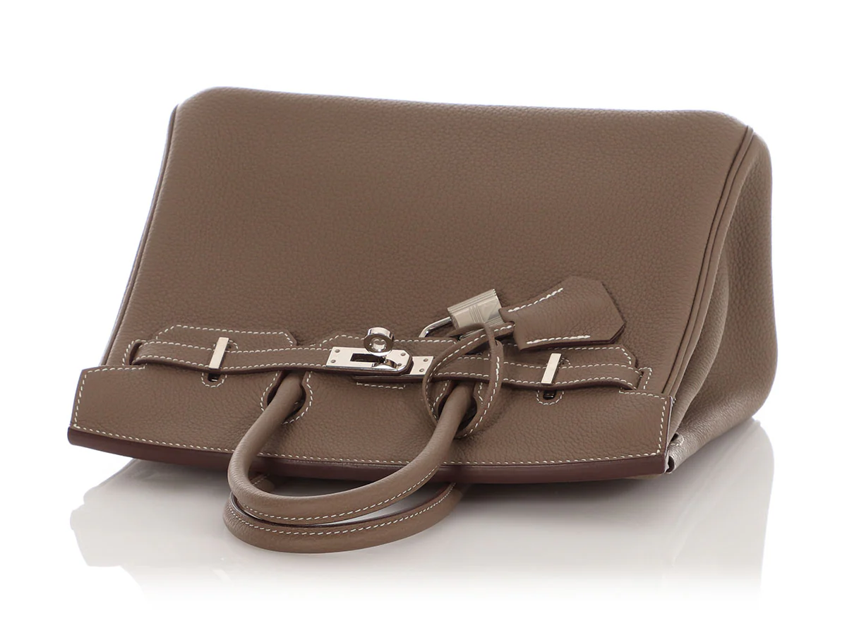 Hermès Etoupe Togo Birkin 25 - Image 8