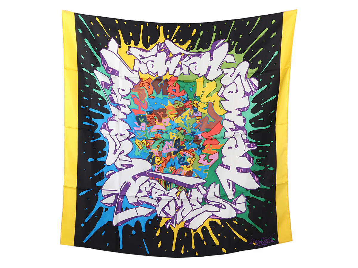 Hermès Graff Silk Scarf 90cm