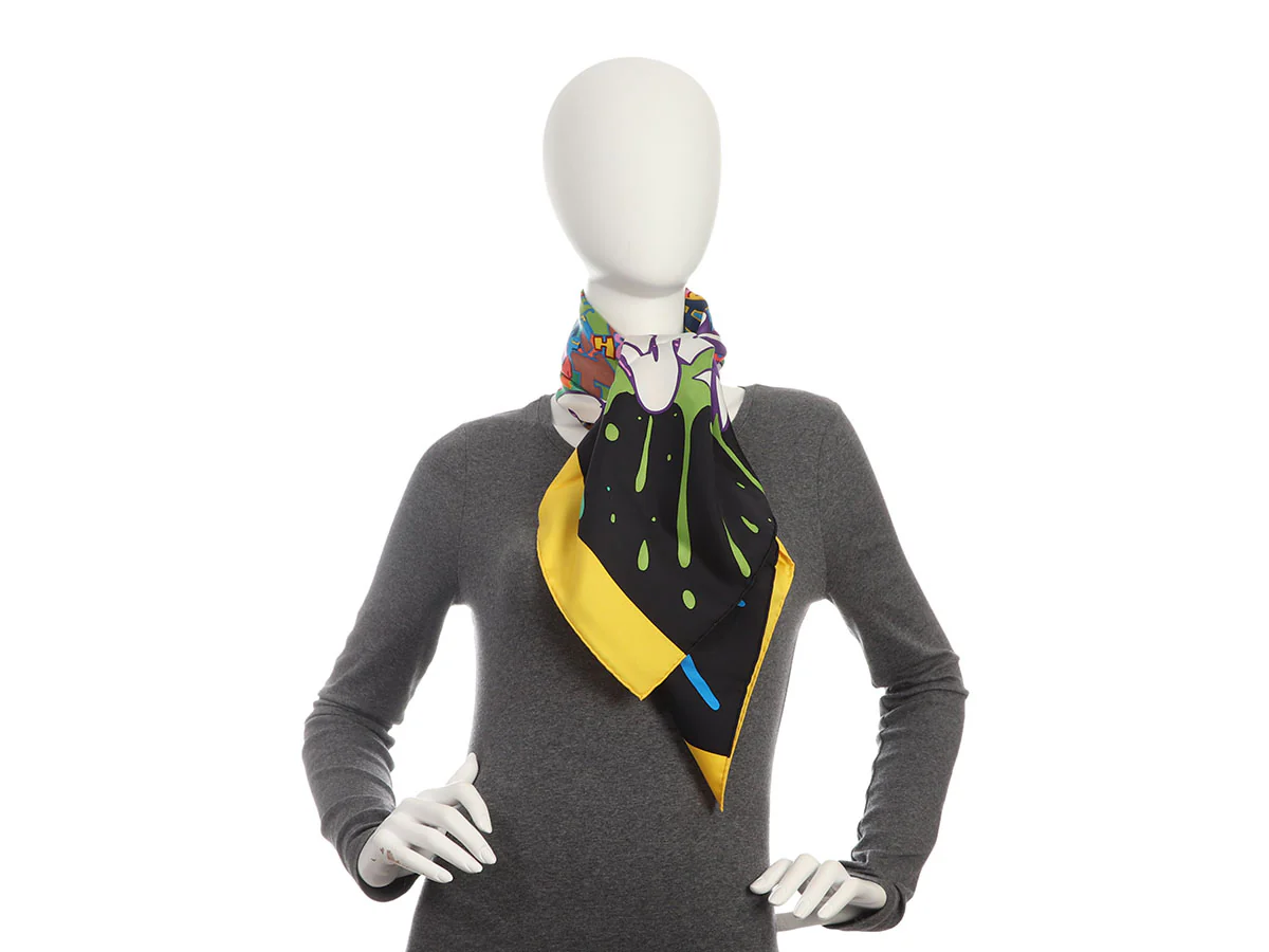 Hermès Graff Silk Scarf 90cm - Image 5