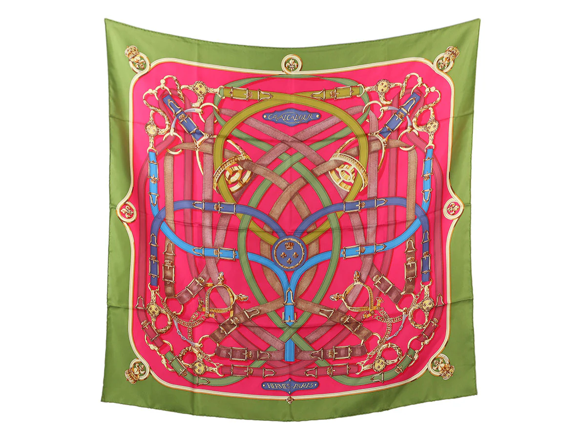 Hermès Cavalcadour Silk Scarf 90cm
