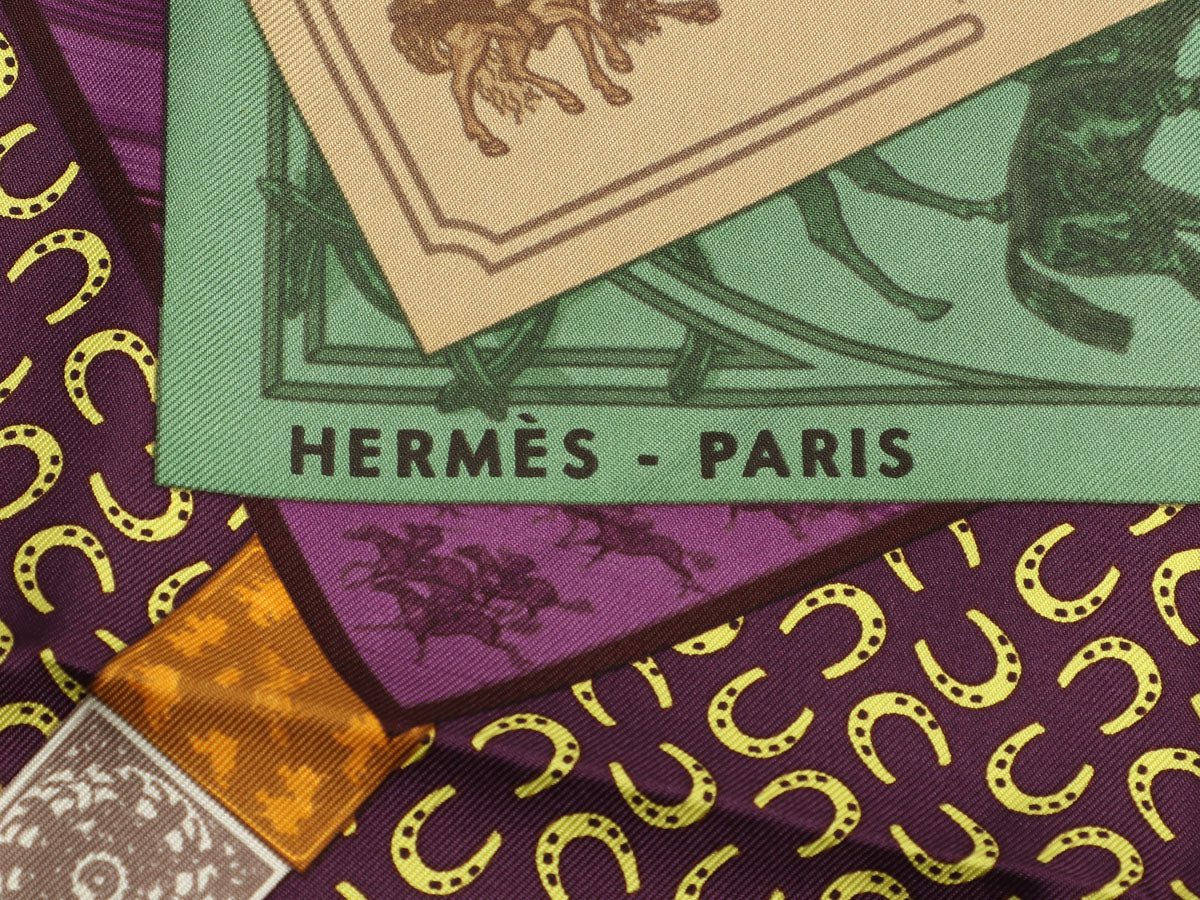 Hermès A Cheval sur mon Carré Silk Scarf 90cm - Image 3