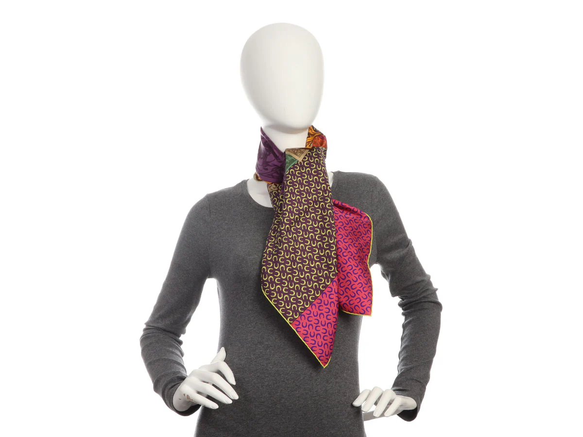 Hermès A Cheval sur mon Carré Silk Scarf 90cm - Image 6