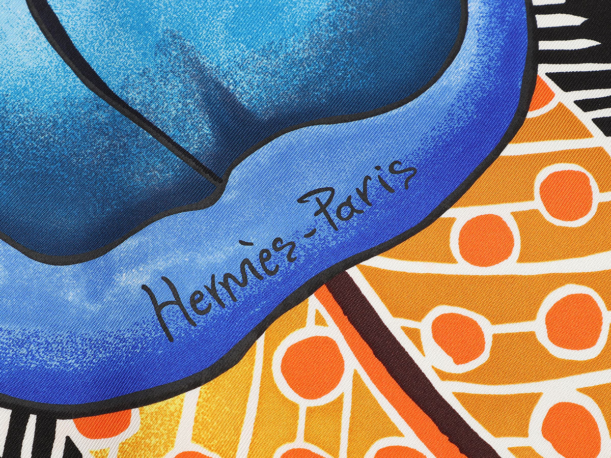 Hermès Baobab Cat Silk Scarf 90cm - Image 2
