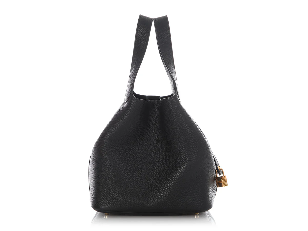 Hermès Black Clémence Picotin Lock 22 - Image 4