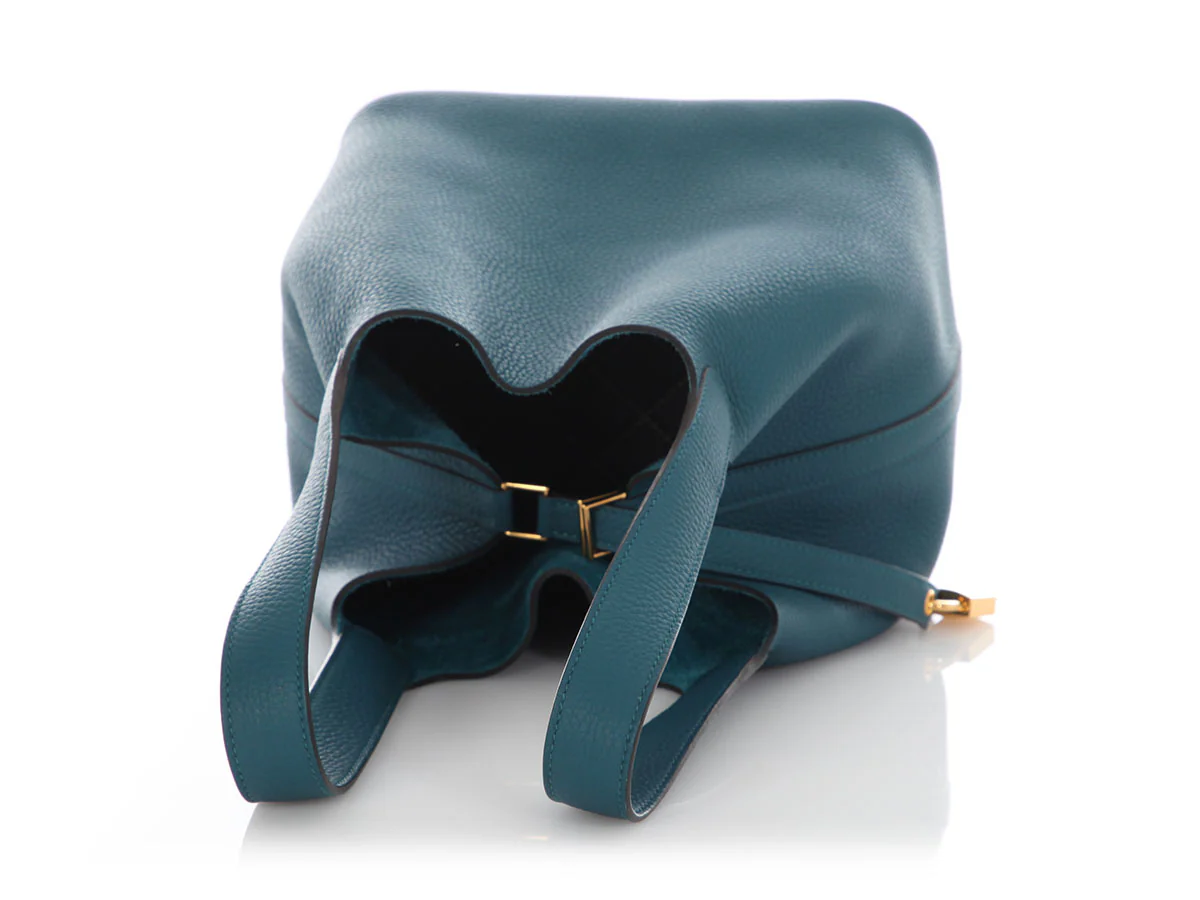 Hermès Vert Bosphore Clémence Picotin 22 - Image 7