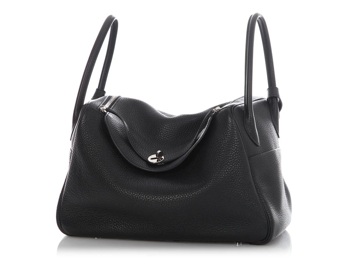 Hermès Black Clémence Lindy 34 - Image 2