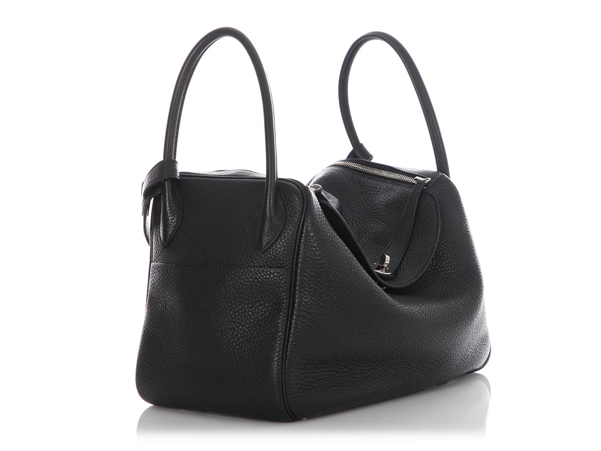 Hermès Black Clémence Lindy 34 - Image 5
