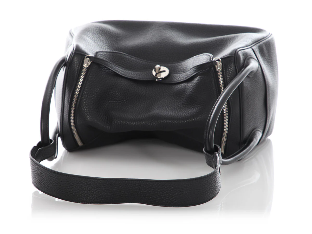 Hermès Black Clémence Lindy 34 - Image 7