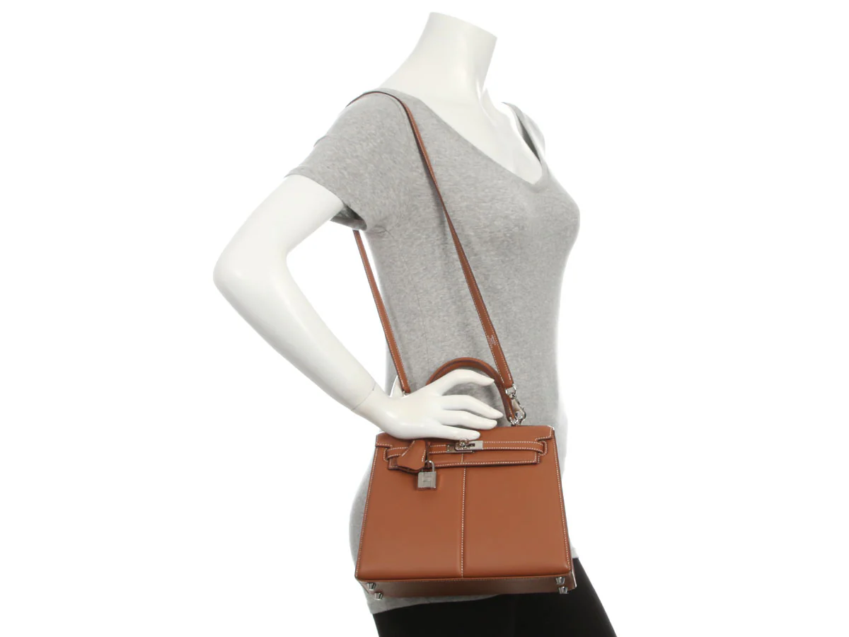 Hermès Gold Swift Padded Kelly 25 - Image 11
