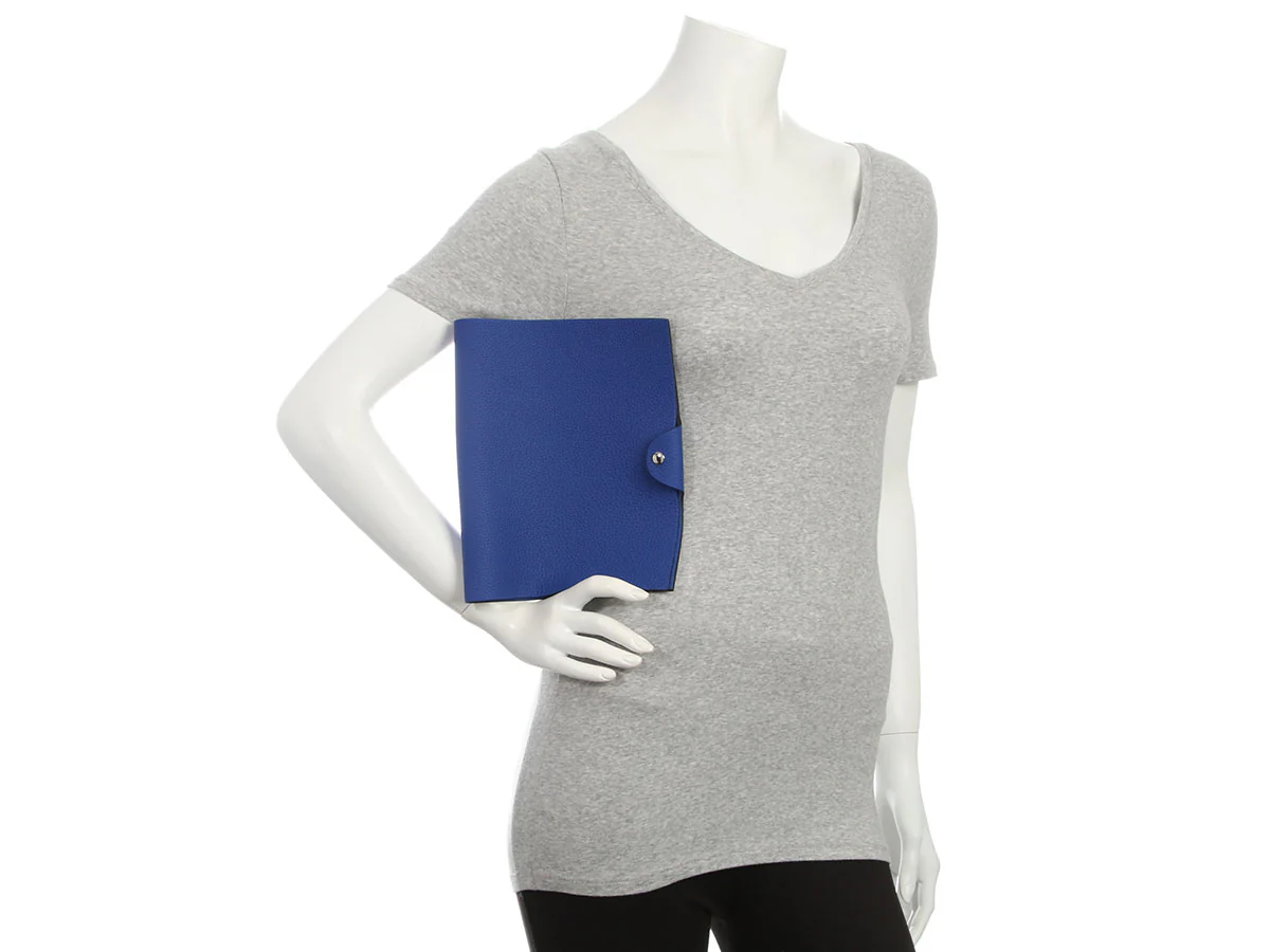 Hermes Blue Saphir Ulysse MM Agenda Cover - Image 10