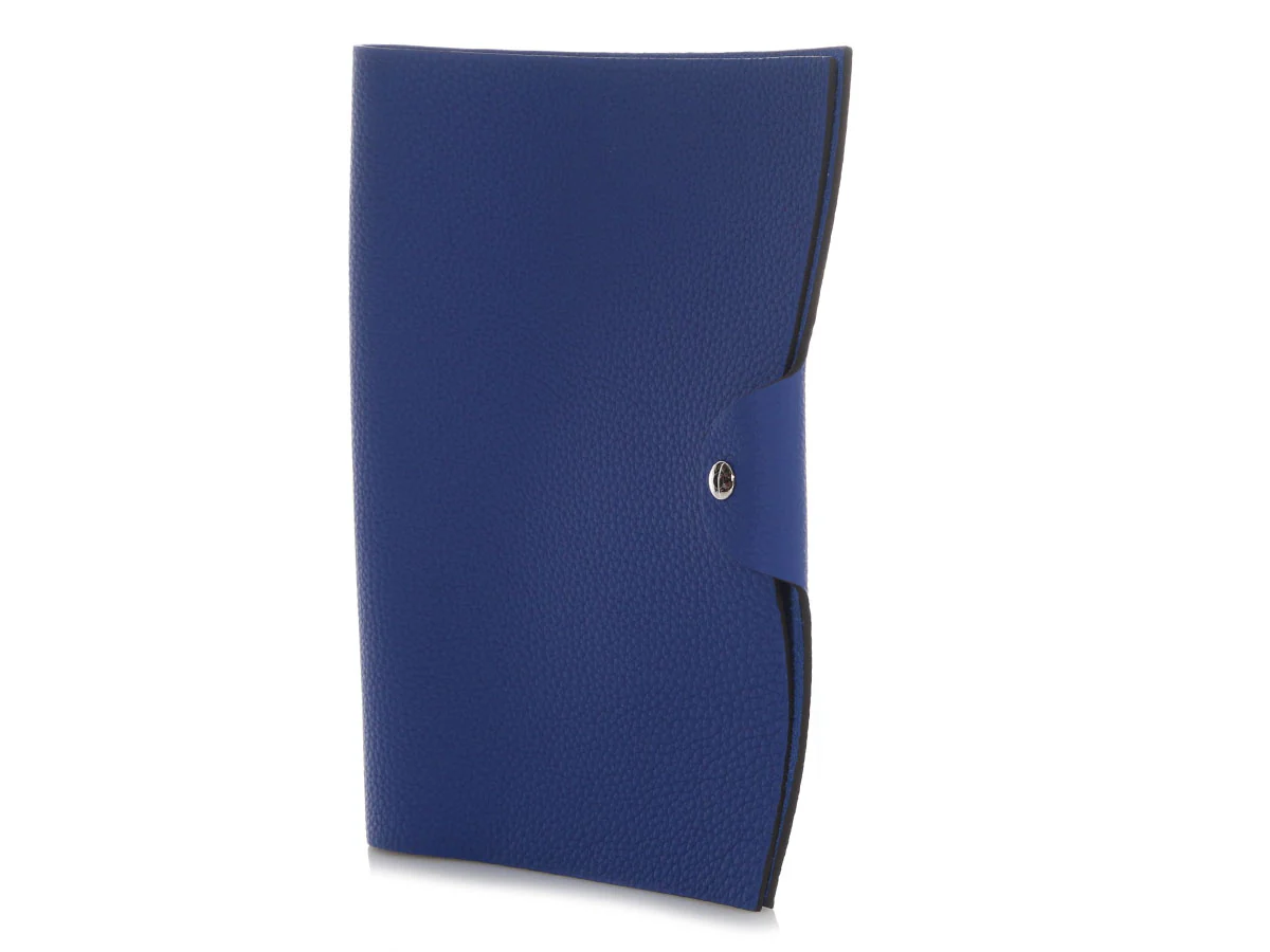 Hermes Blue Saphir Ulysse MM Agenda Cover - Image 3