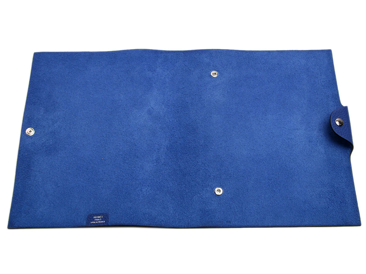 Hermes Blue Saphir Ulysse MM Agenda Cover - Image 9