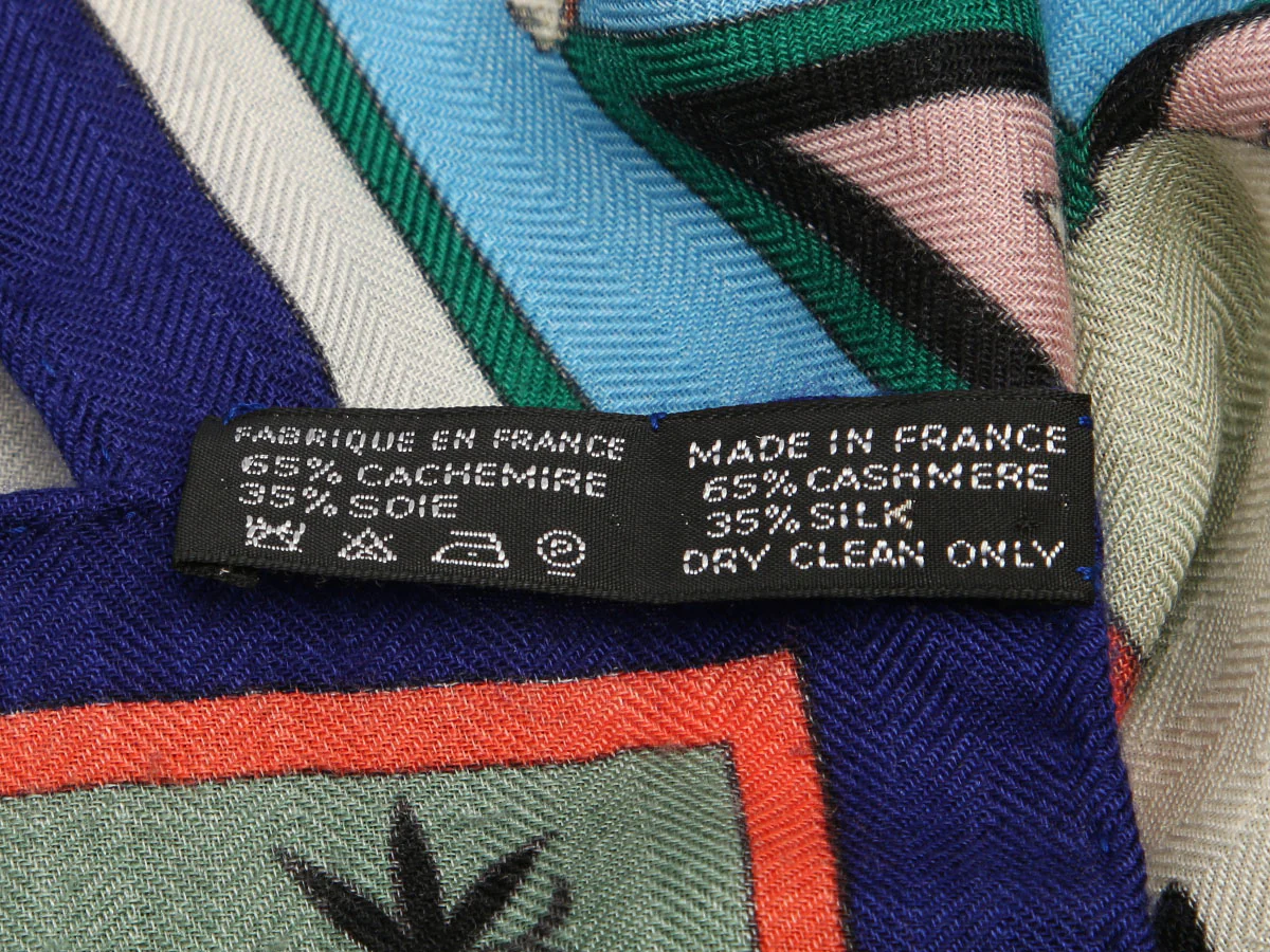 Hermès Kachinas Cashmere Silk Shawl 140cm - Image 3