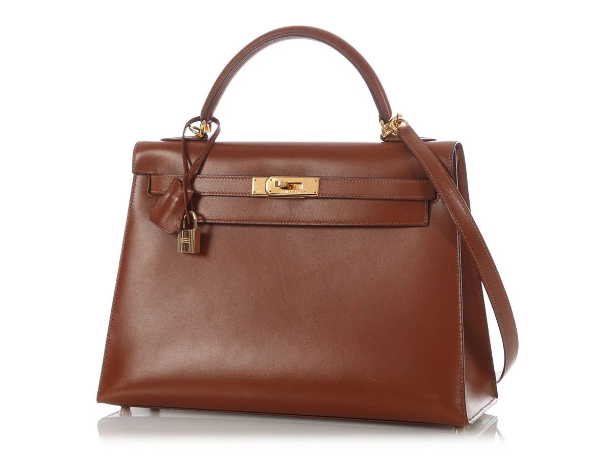 Hermès Noisette Box Calfskin Kelly 32 - Image 2