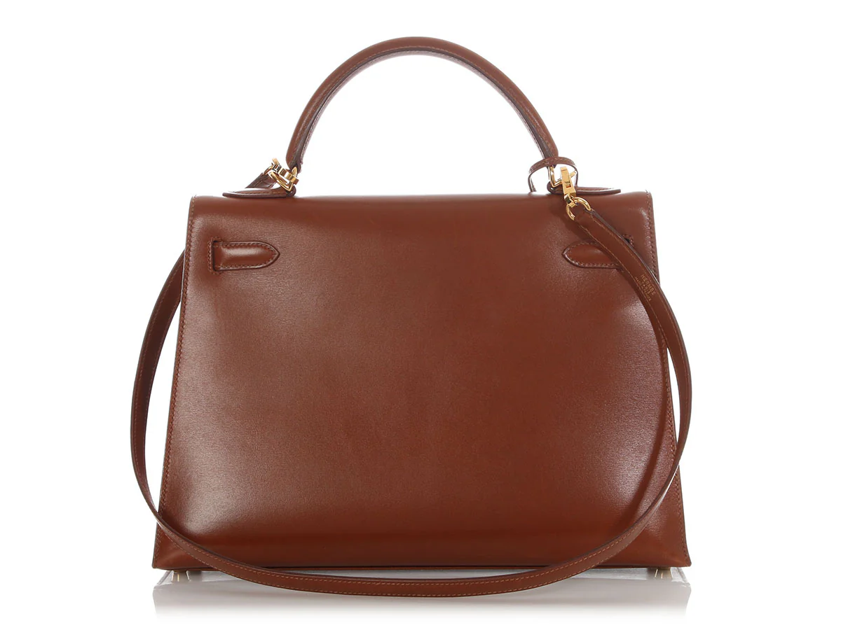 Hermès Noisette Box Calfskin Kelly 32 - Image 4