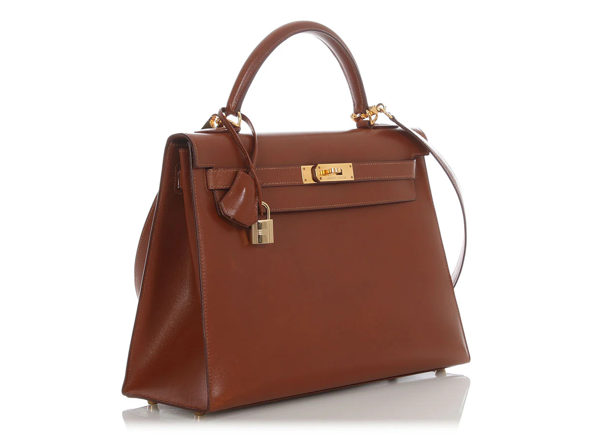 Hermès Noisette Box Calfskin Kelly 32 - Image 5
