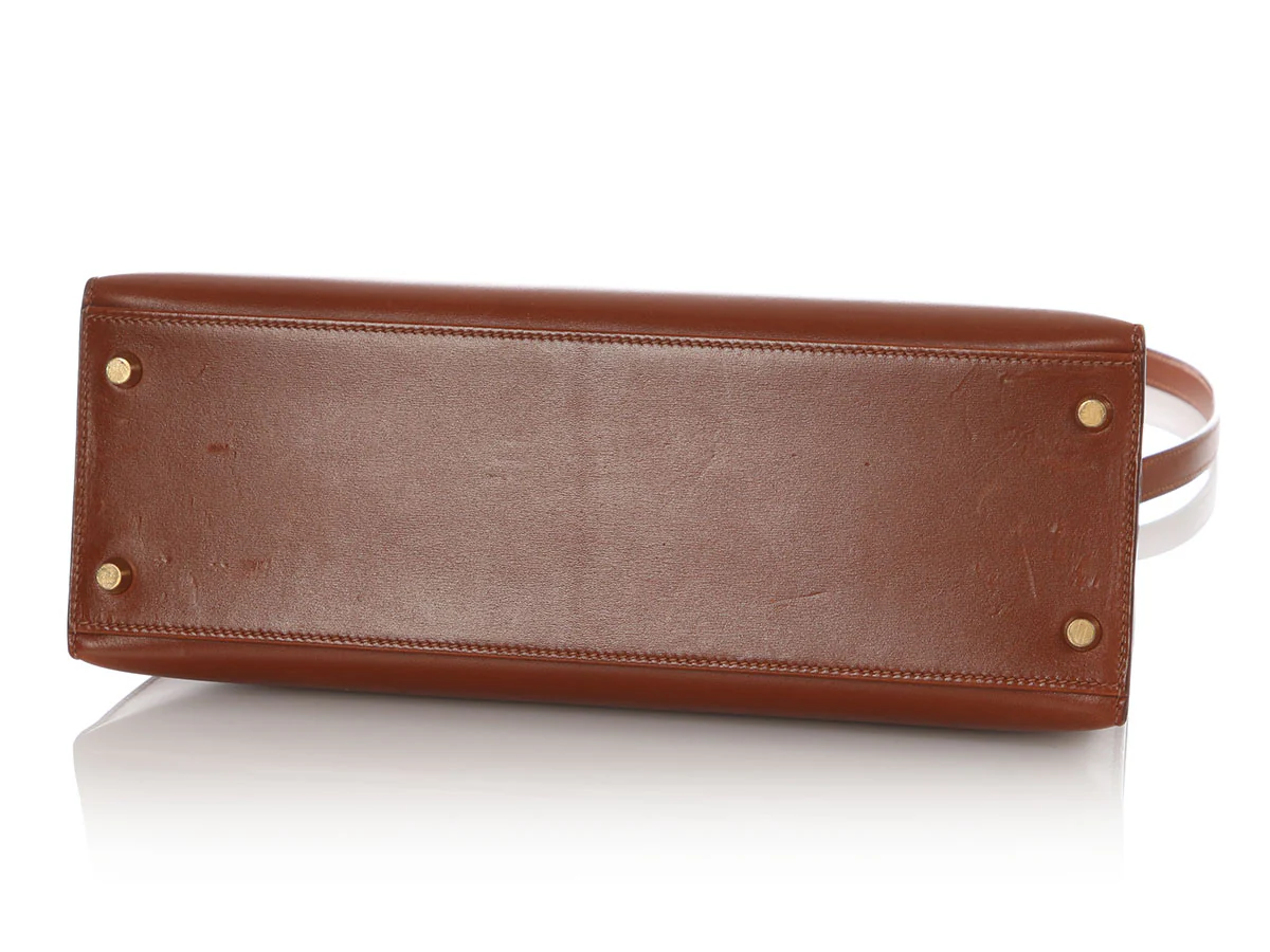 Hermès Noisette Box Calfskin Kelly 32 - Image 6