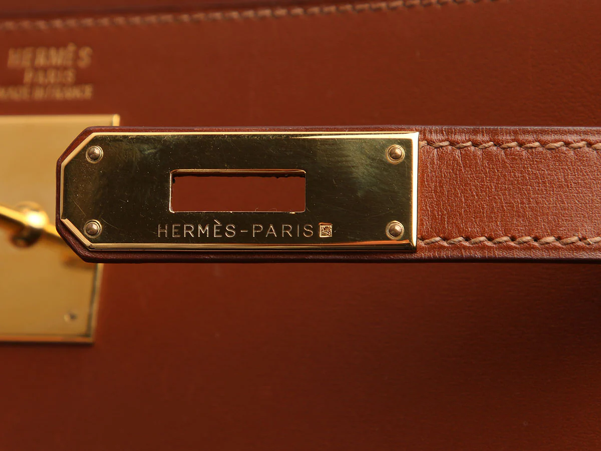 Hermès Noisette Box Calfskin Kelly 32 - Image 9