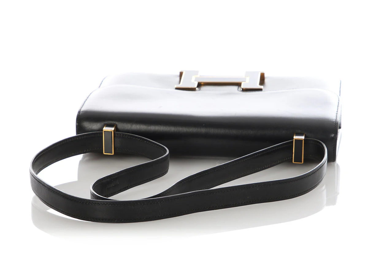 Hermès Vintage Black Box Calfskin Constance 23 - Image 7