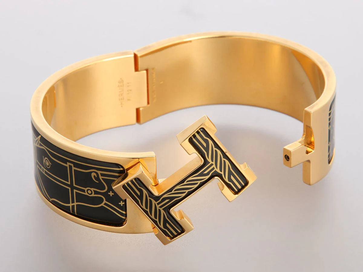 Hermès Wide Quadrige Clic-Clac Bracelet PM - Image 2