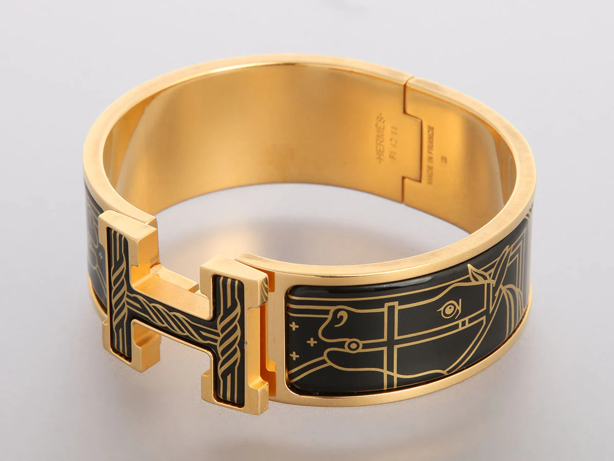 Hermès Wide Quadrige Clic-Clac Bracelet PM - Image 4
