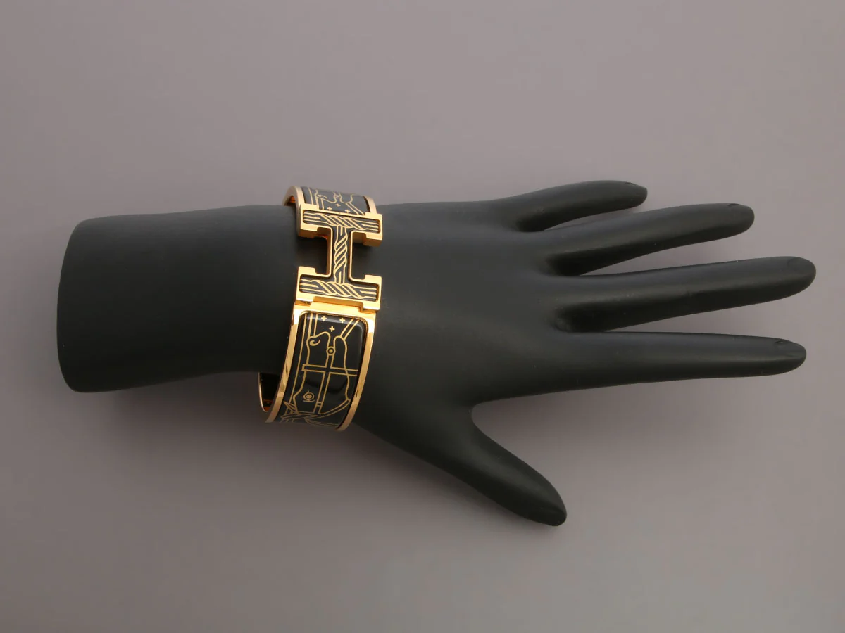 Hermès Wide Quadrige Clic-Clac Bracelet PM - Image 6