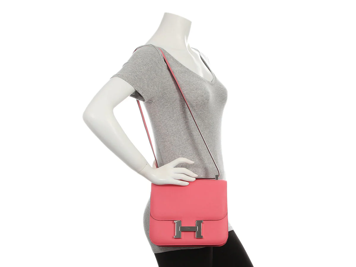 Hermès Rose Azalée Evercolor Constance 24 - Image 10