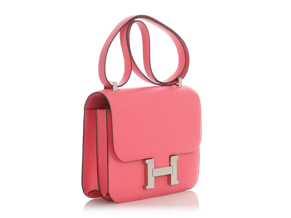 Hermès Rose Azalée Evercolor Constance 24 - Image 5