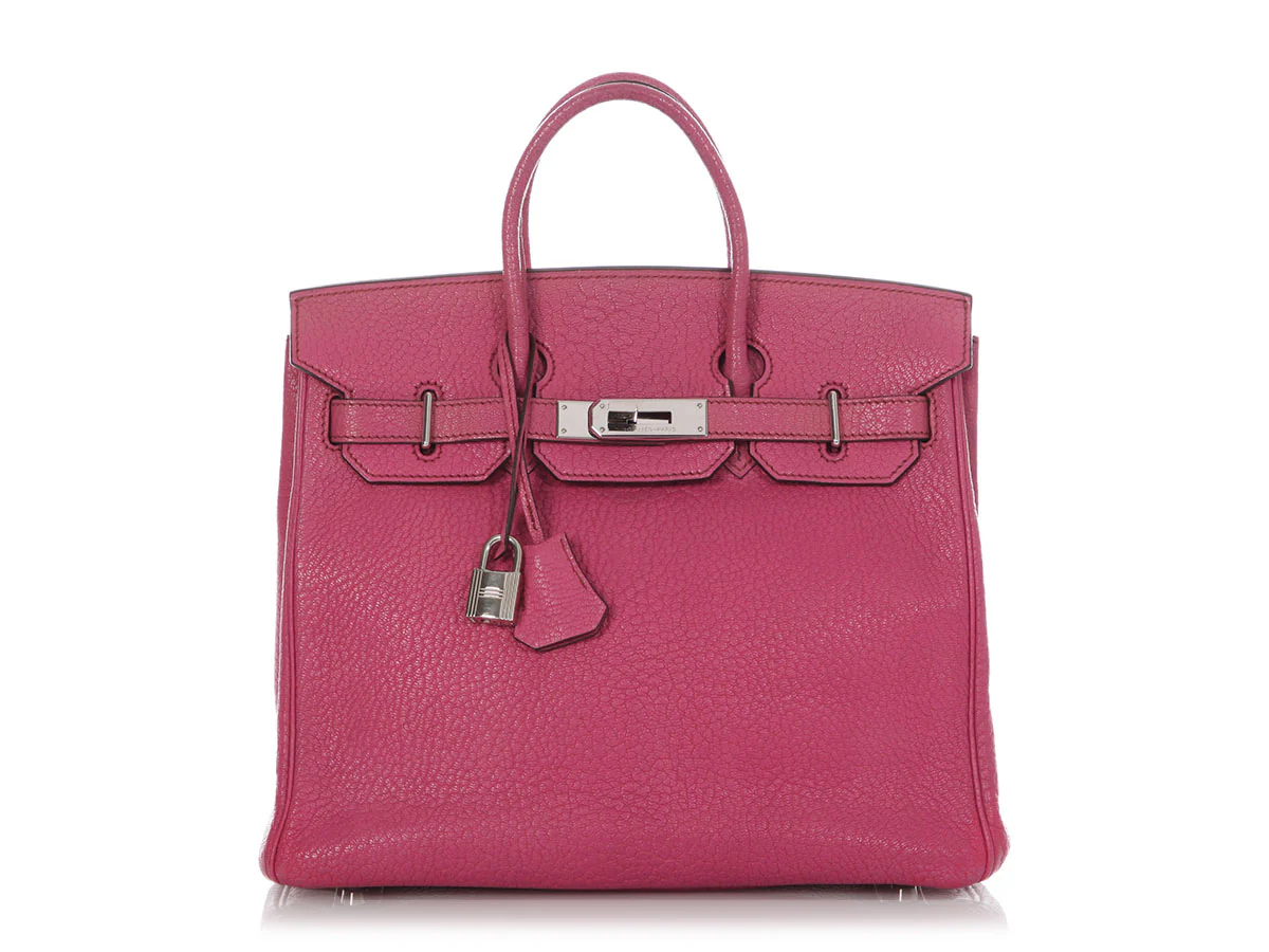 Hermès’ Fuchsia Chèvre HAC Birkin 28